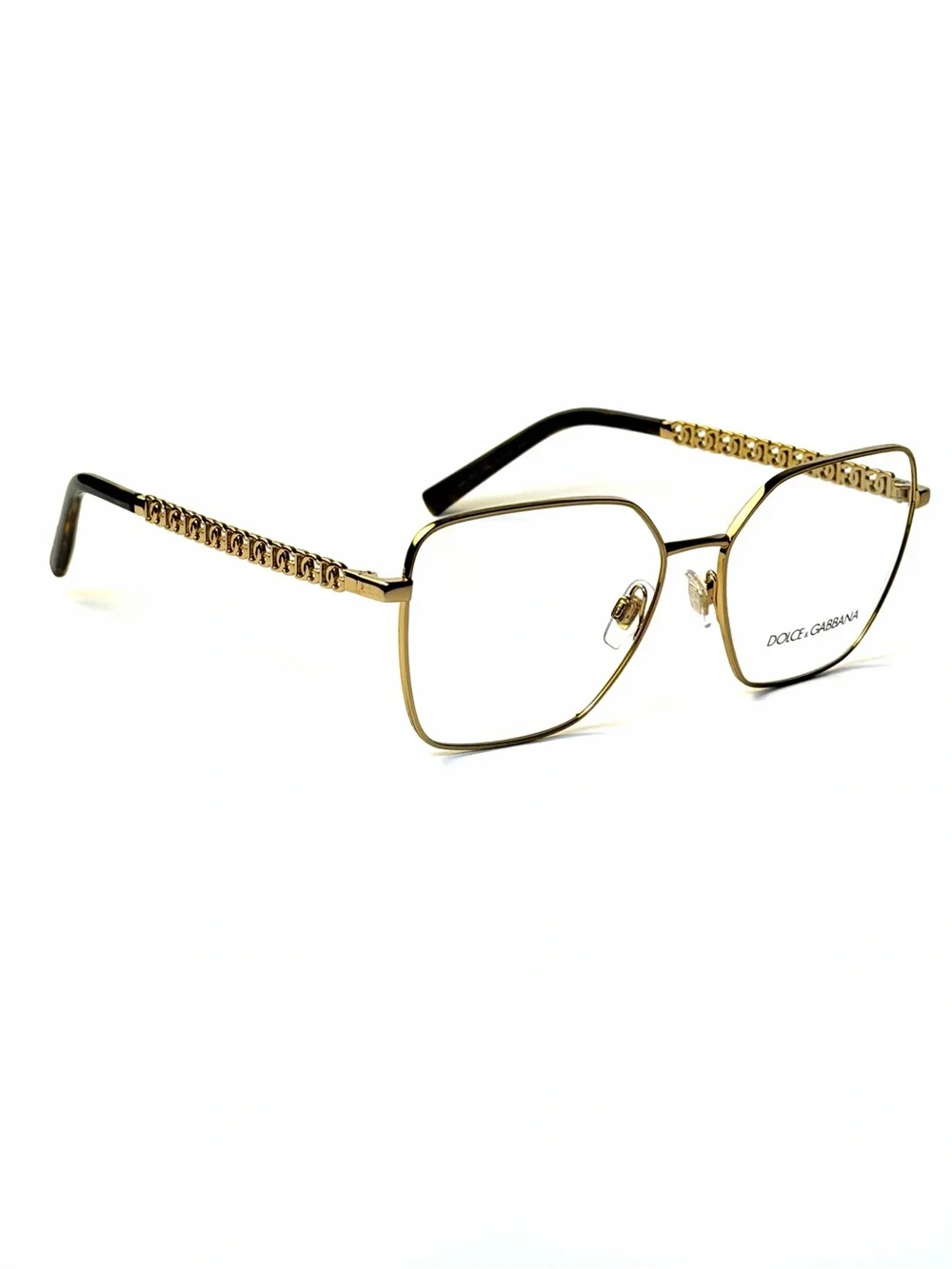 Dolce & Gabbana Eyeglasses DG 1351 02 Gold Authentic New 56mm NWT